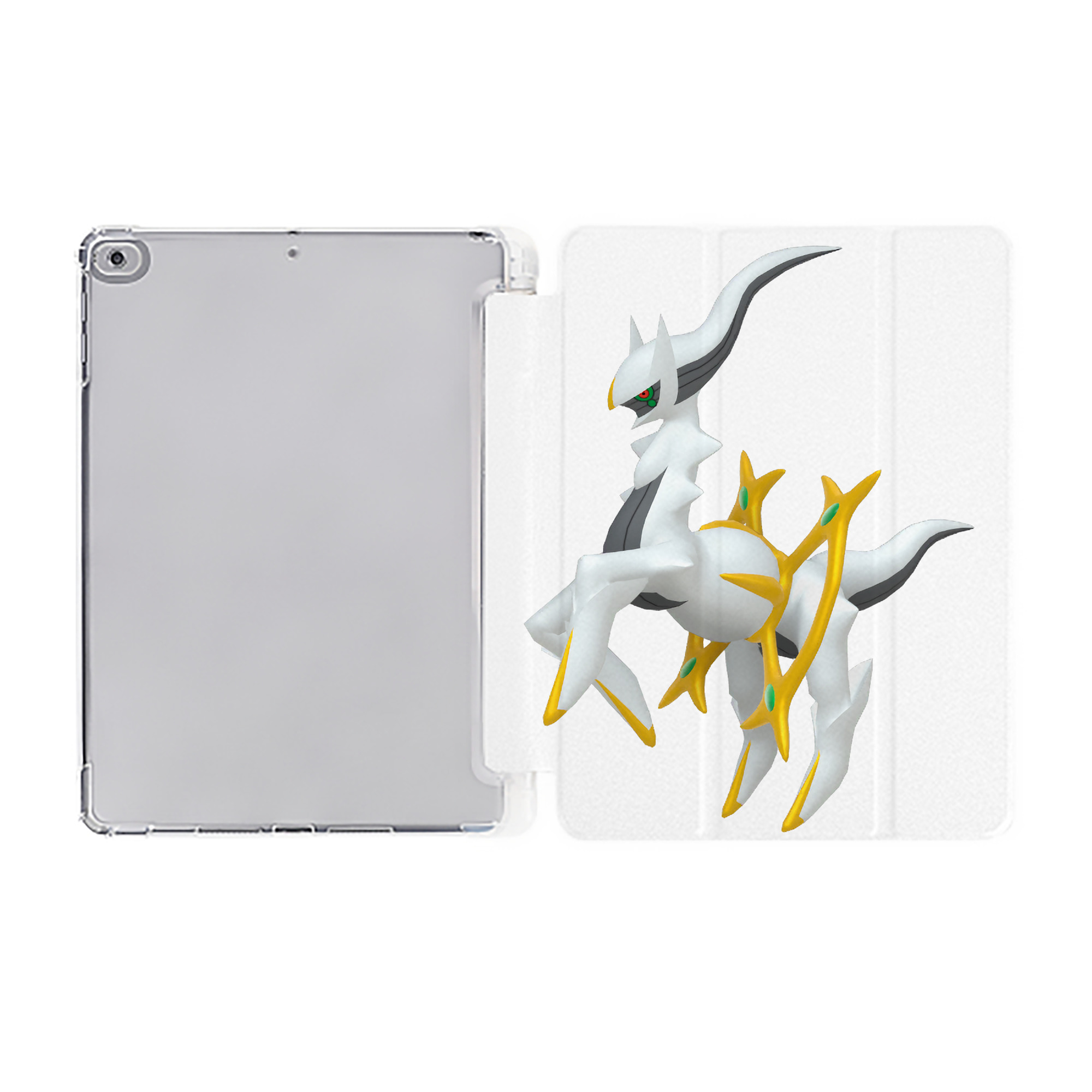 （画像用） ポケットモンスター Pokémon IPad ケース ペン収納付き 三つ折りスタンド PUレザー×シリコン 対応機種9.5/10.5/10.9インチ